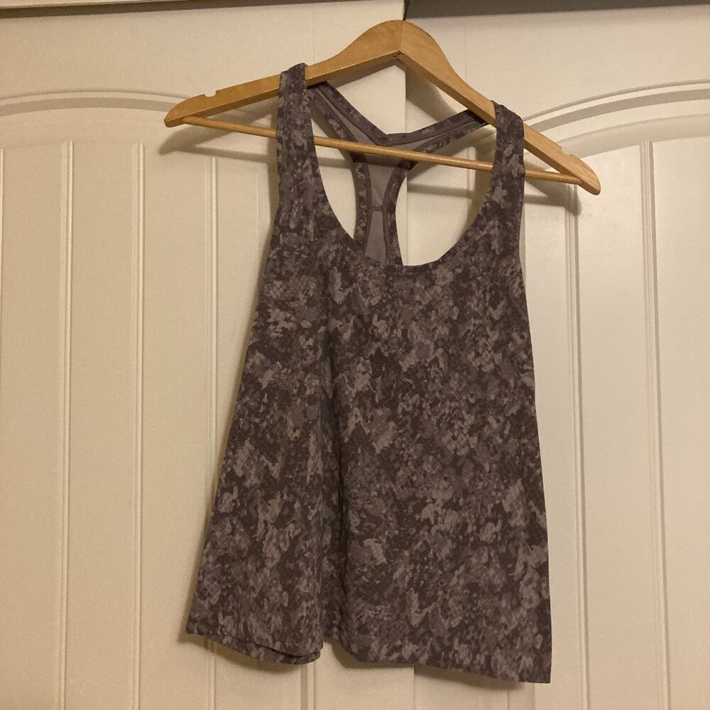 Lululemon Cool Racerback Tank Top Estimate Size 4 Hideaway Camo Lunar Rock Multi